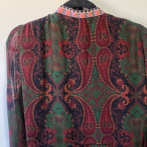 Zara Viscose Dress Sz Med - Picture 6 of 9